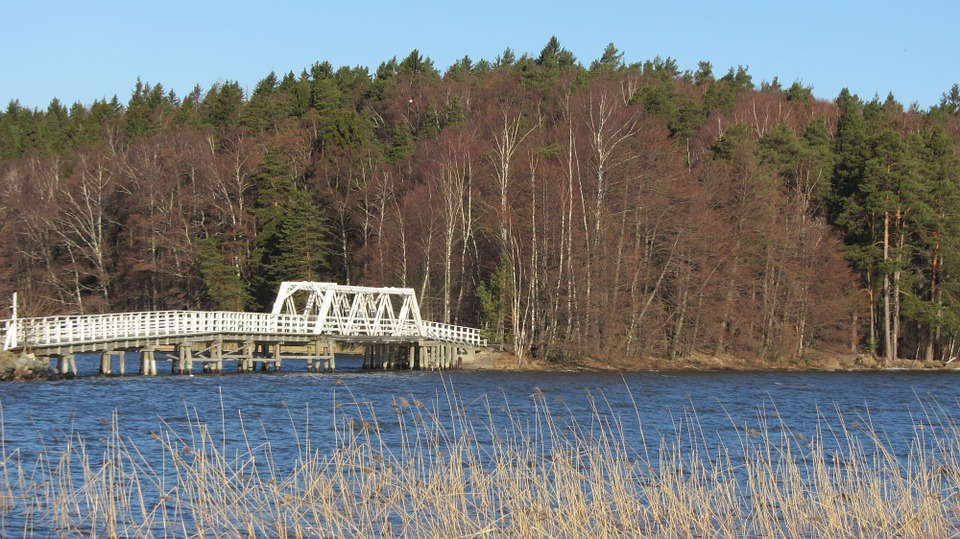 spring, finnish, lake