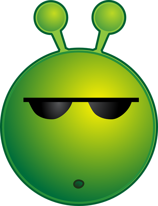 alien, cool, sunglasses