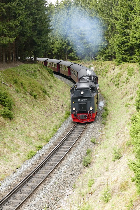 harzquerbahn, railway, narrow gauge