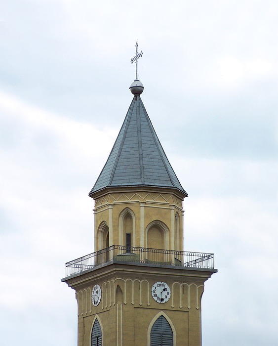 church tower, catholic, god