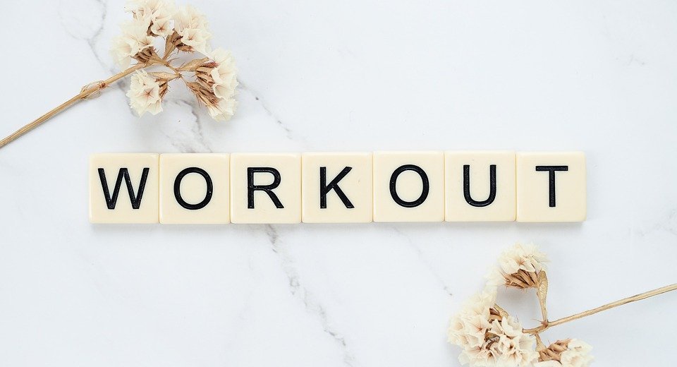 workout, word, letters