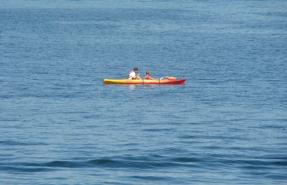 kayak, water, fun
