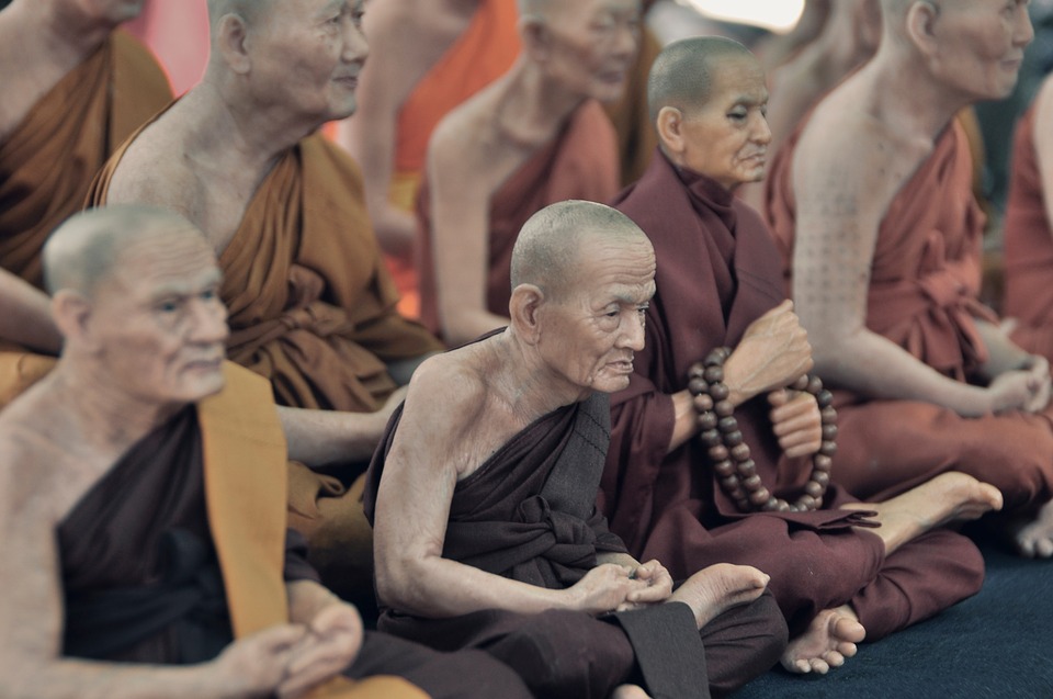 monks, religion, culture