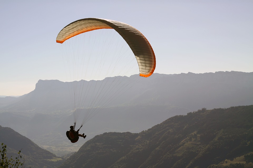 paragliding, hover, sports activities