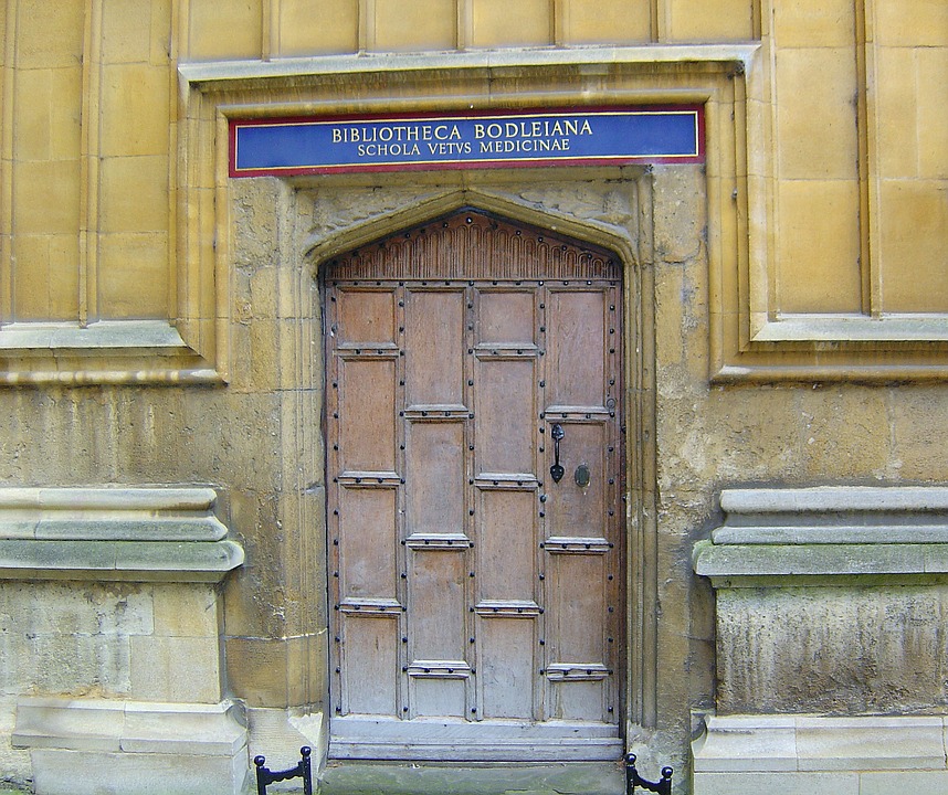 library, medieval, oxford
