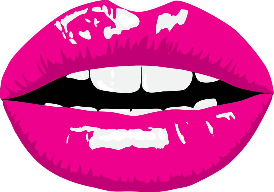 mouth, lipstick, makeup