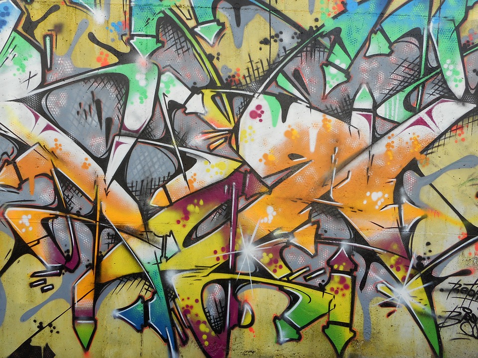graffiti, colorful, color