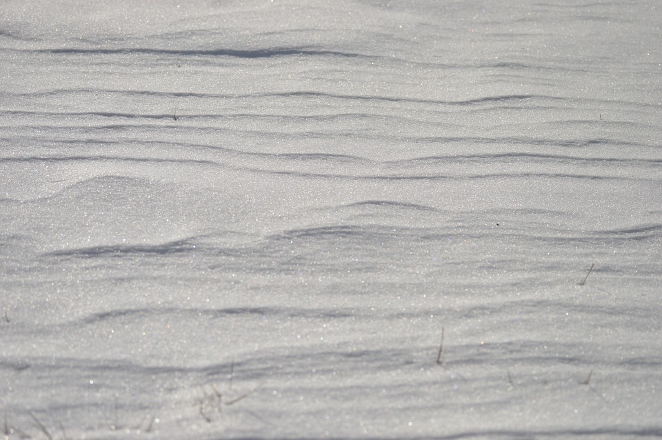 snow, texture, lines