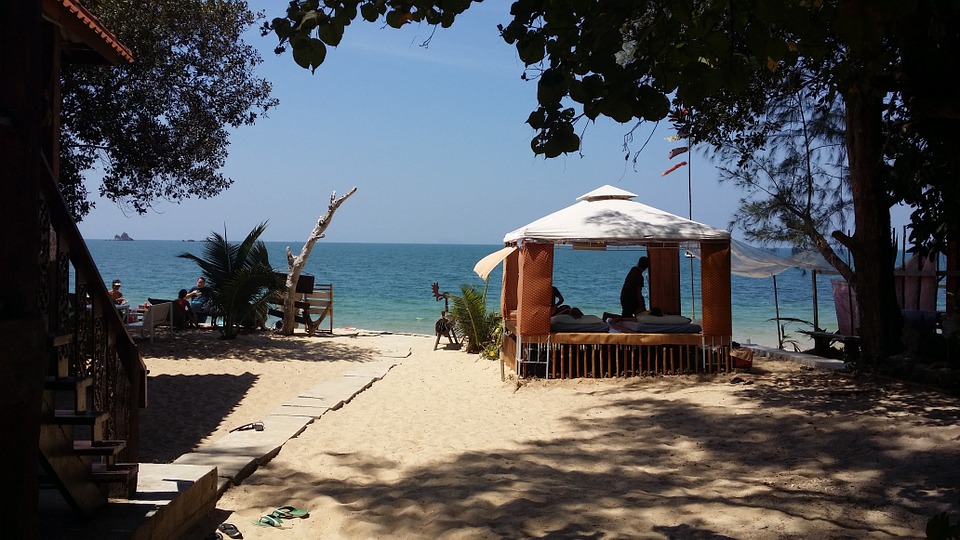 thai massage, island, sun