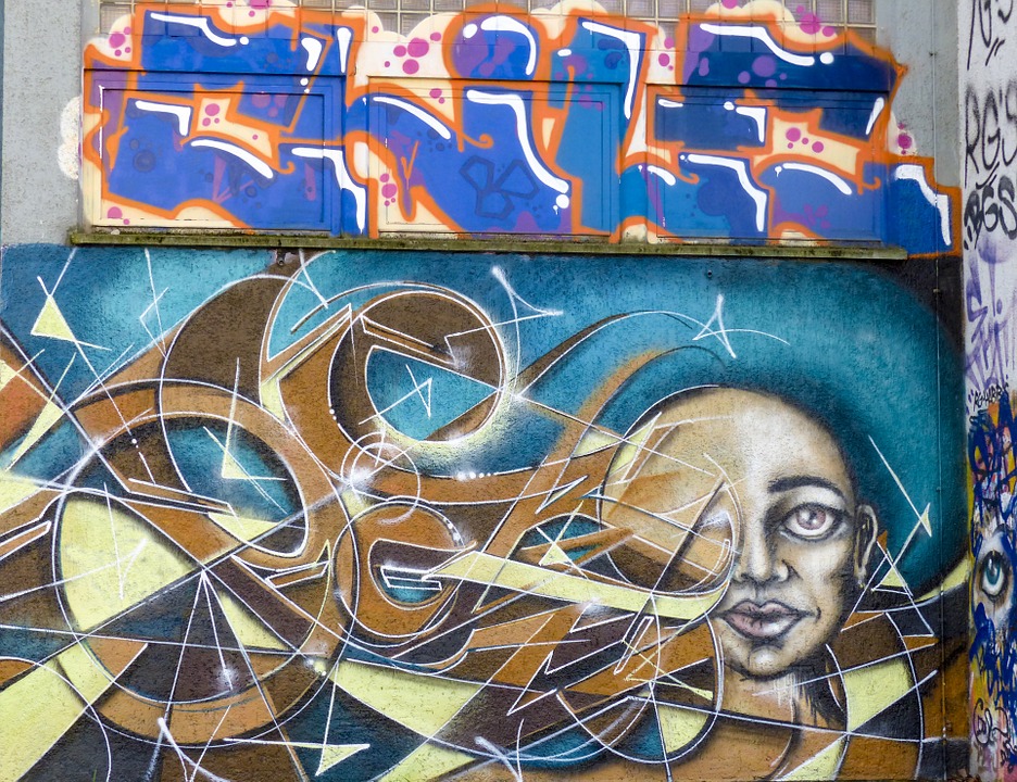 graffiti, street, art