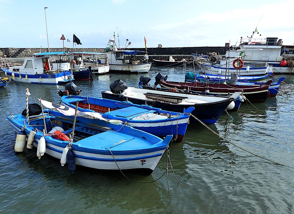 boats, port, sicily