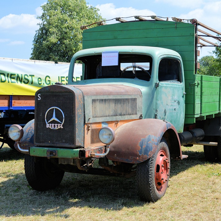 truck, oldtimer, historically
