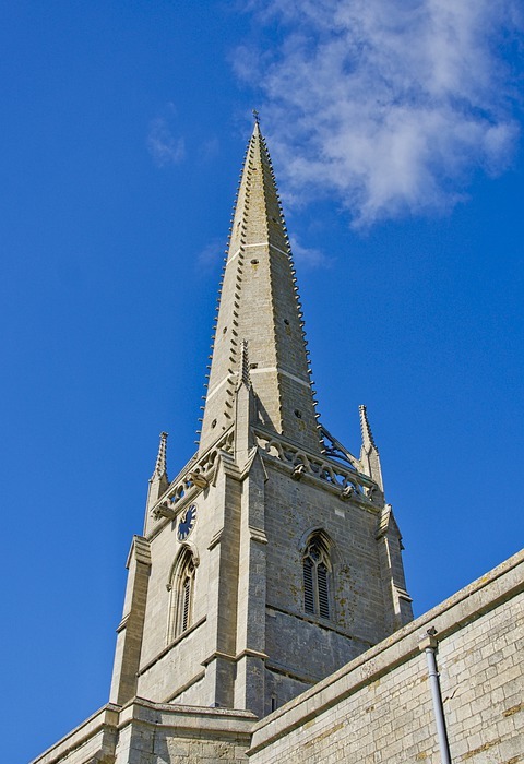 cathedral, spire, christian