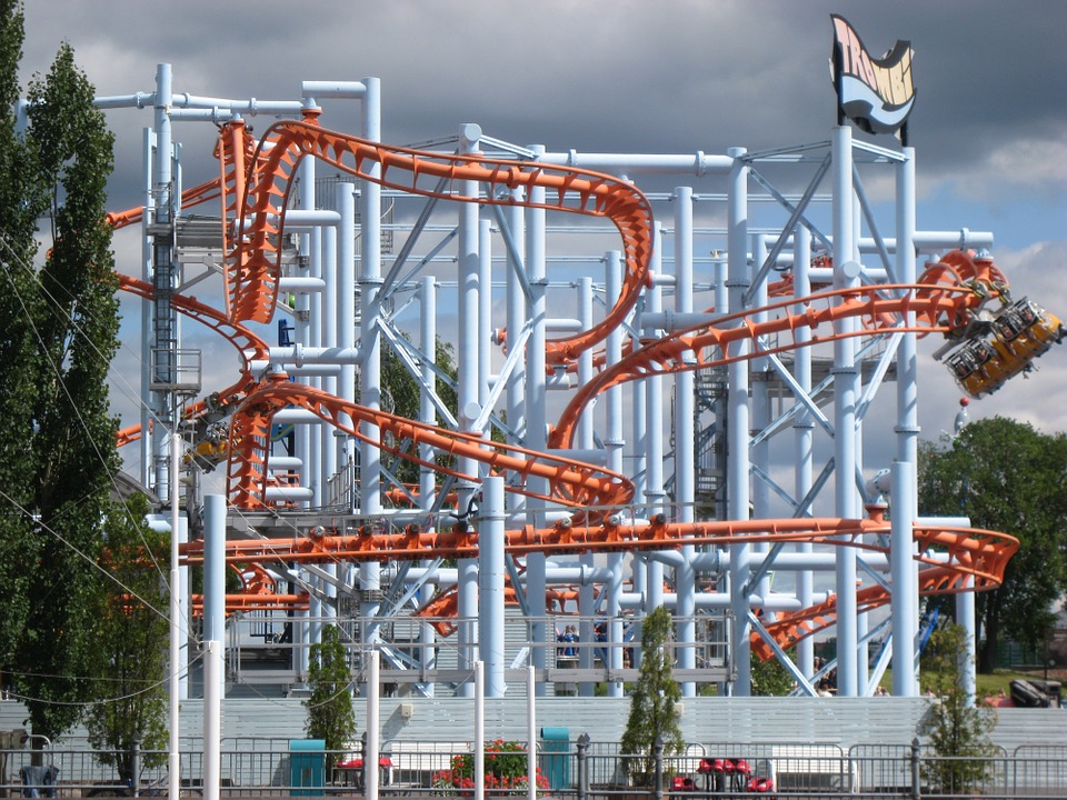 amusement park, tampere, särkänniemi - Stock Image - Everypixel