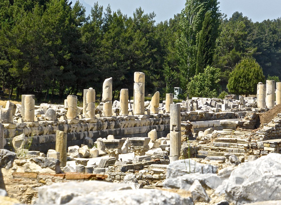 ruins, roman, turkey - Stock Image - Everypixel